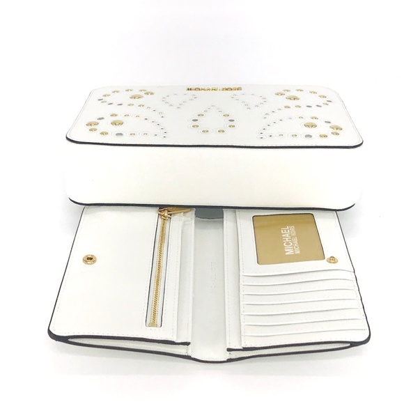 Michael Kors Jet Set Studded Crossbody Wallet Set - Picture 5 of 8